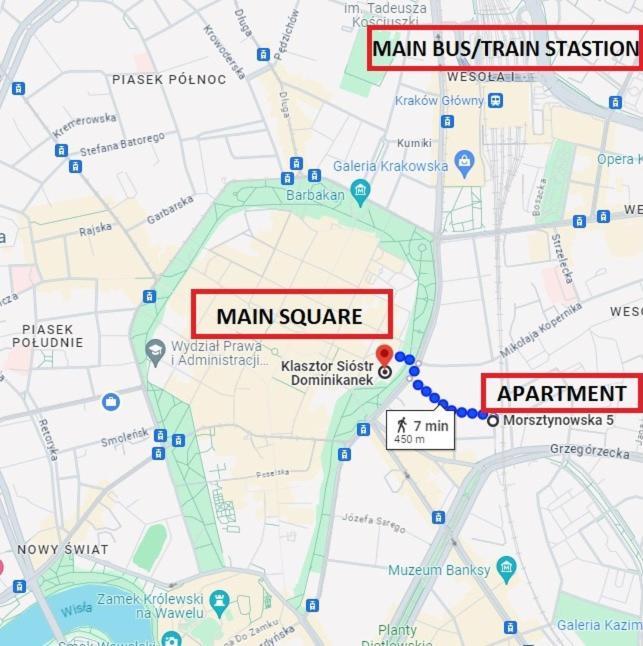 Stylish 2 Bedroom Apartment Morsztynowska Street 克拉科夫 外观 照片